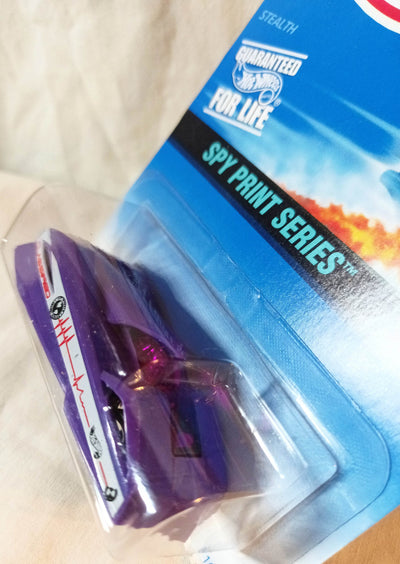 Hot Wheels Spy Print Series Stealth Collector #553 1996 - TulipStuff