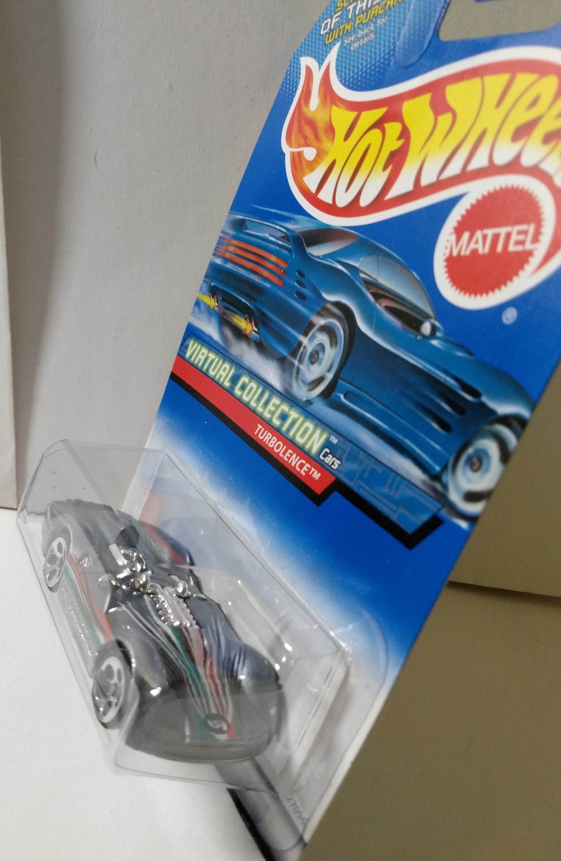 Hot Wheels Virtual Collection Turbolence Race Car 2000 Collector #129 - TulipStuff