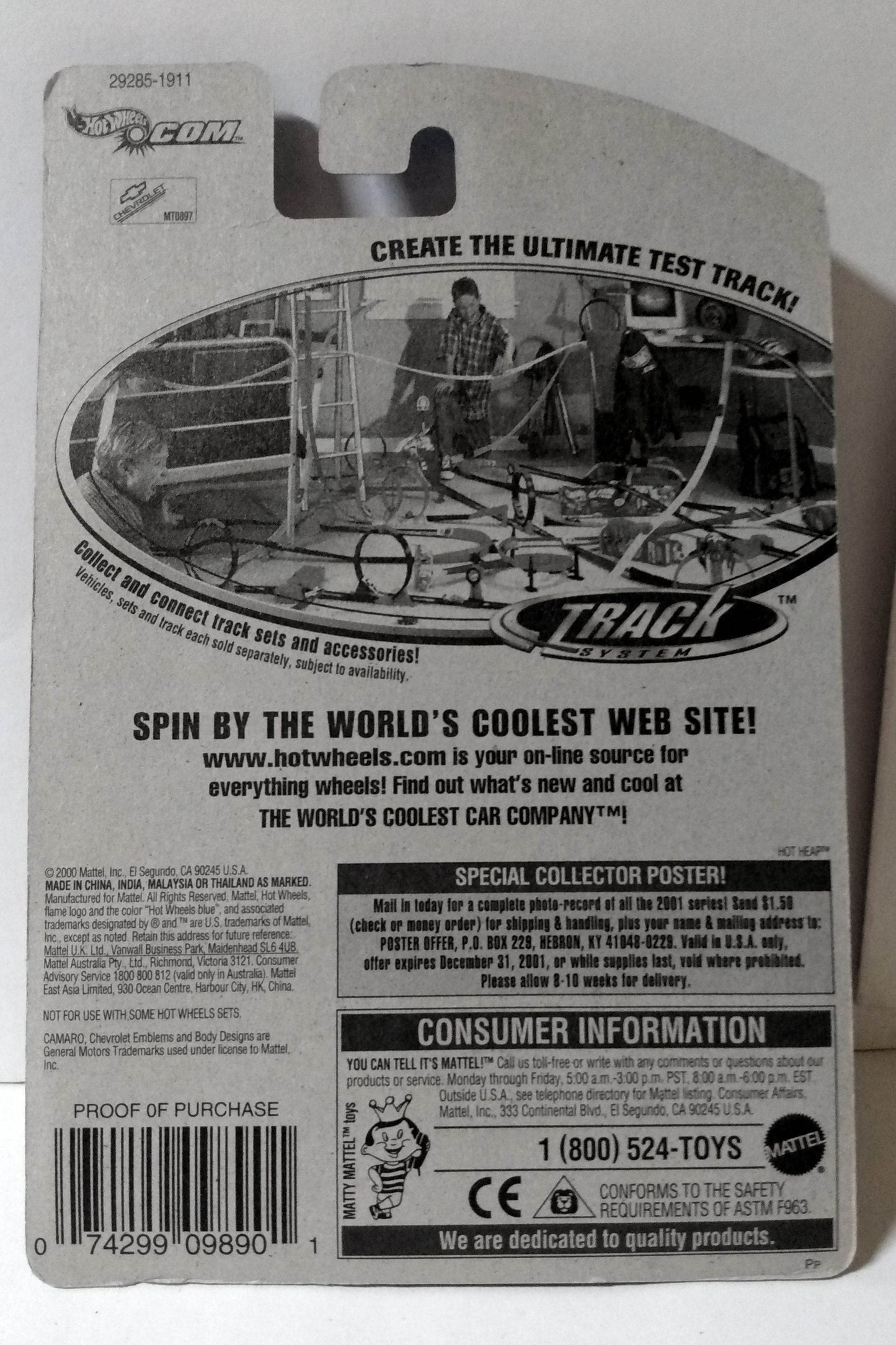 Hot Wheels 2000 Collector #229 1980's Blown Camaro - TulipStuff