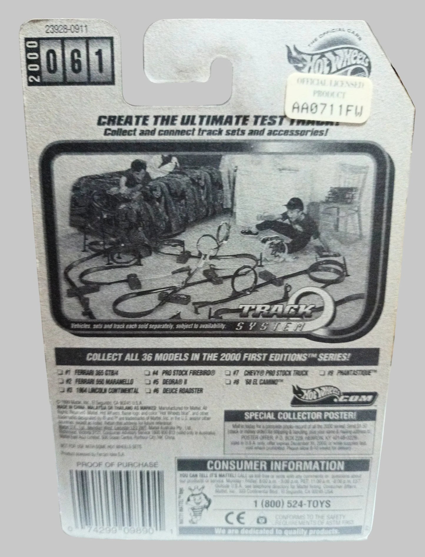 Hot Wheels 2000 First Editions Ferrari 365 GTB/4 Collector #061 - TulipStuff