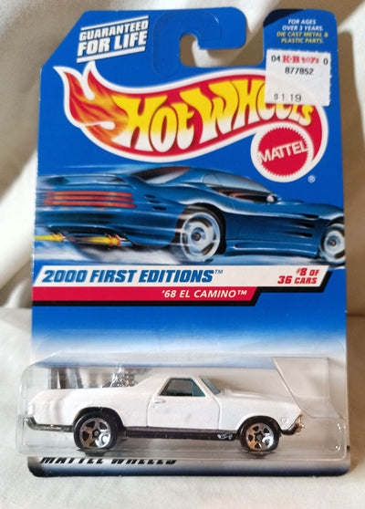 Hot Wheels 2000 First Editions '68 El Camino Chevy Pickup Truck #068 - TulipStuff