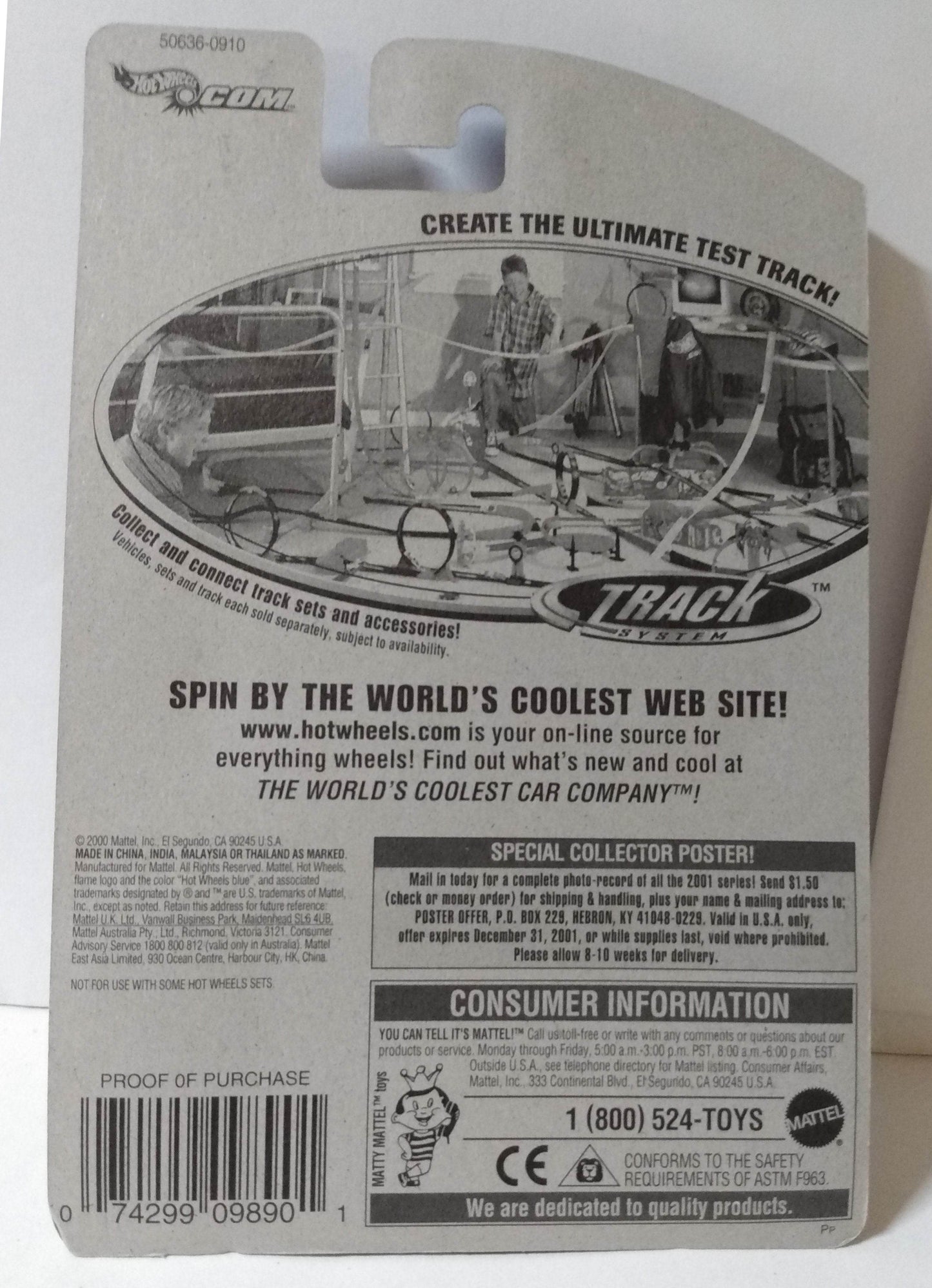 Hot Wheels 2001 Collector #106 Power Pipes Concept Car - TulipStuff