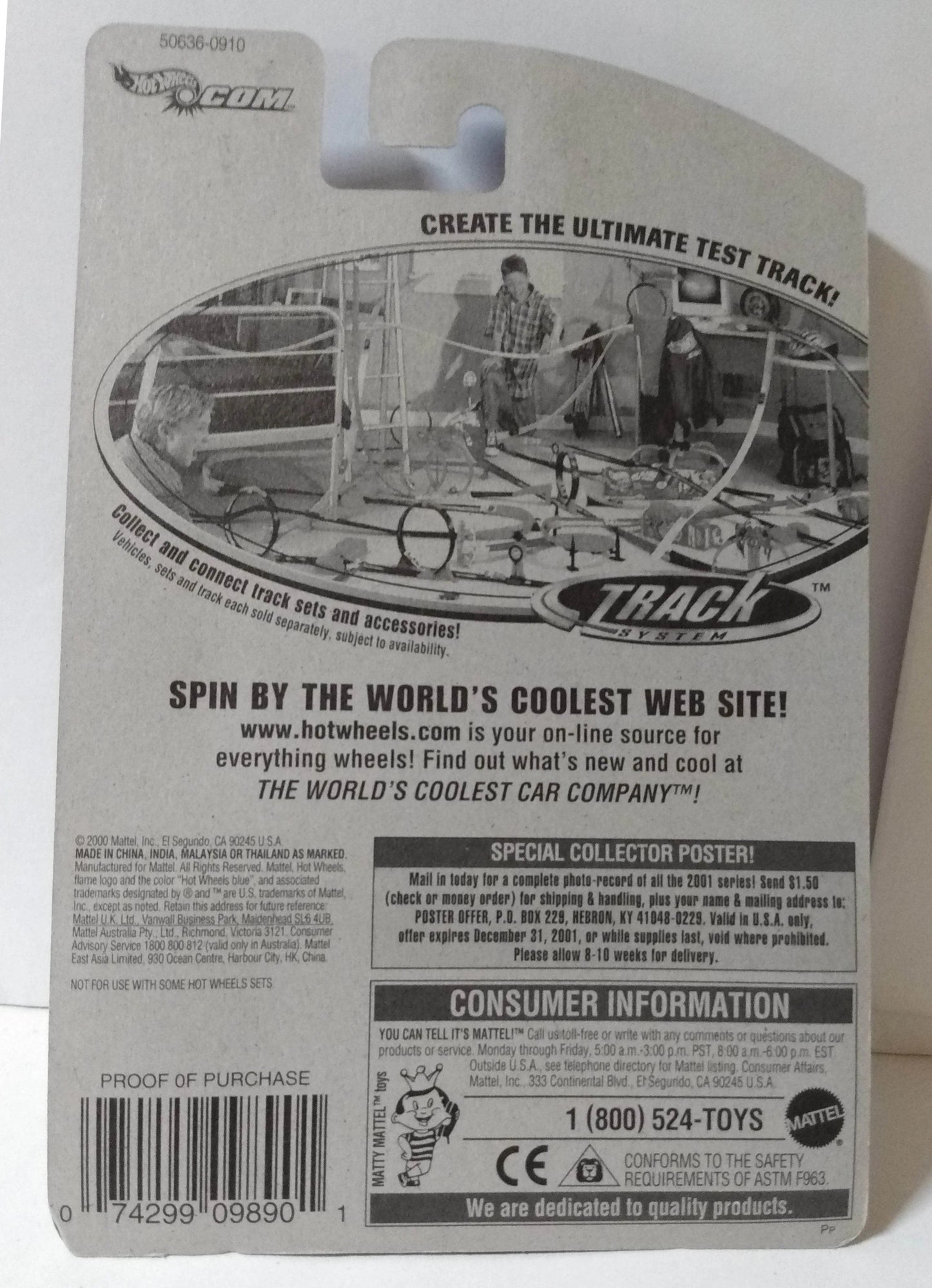 Hot Wheels 2001 Collector #106 Power Pipes Concept Car - TulipStuff