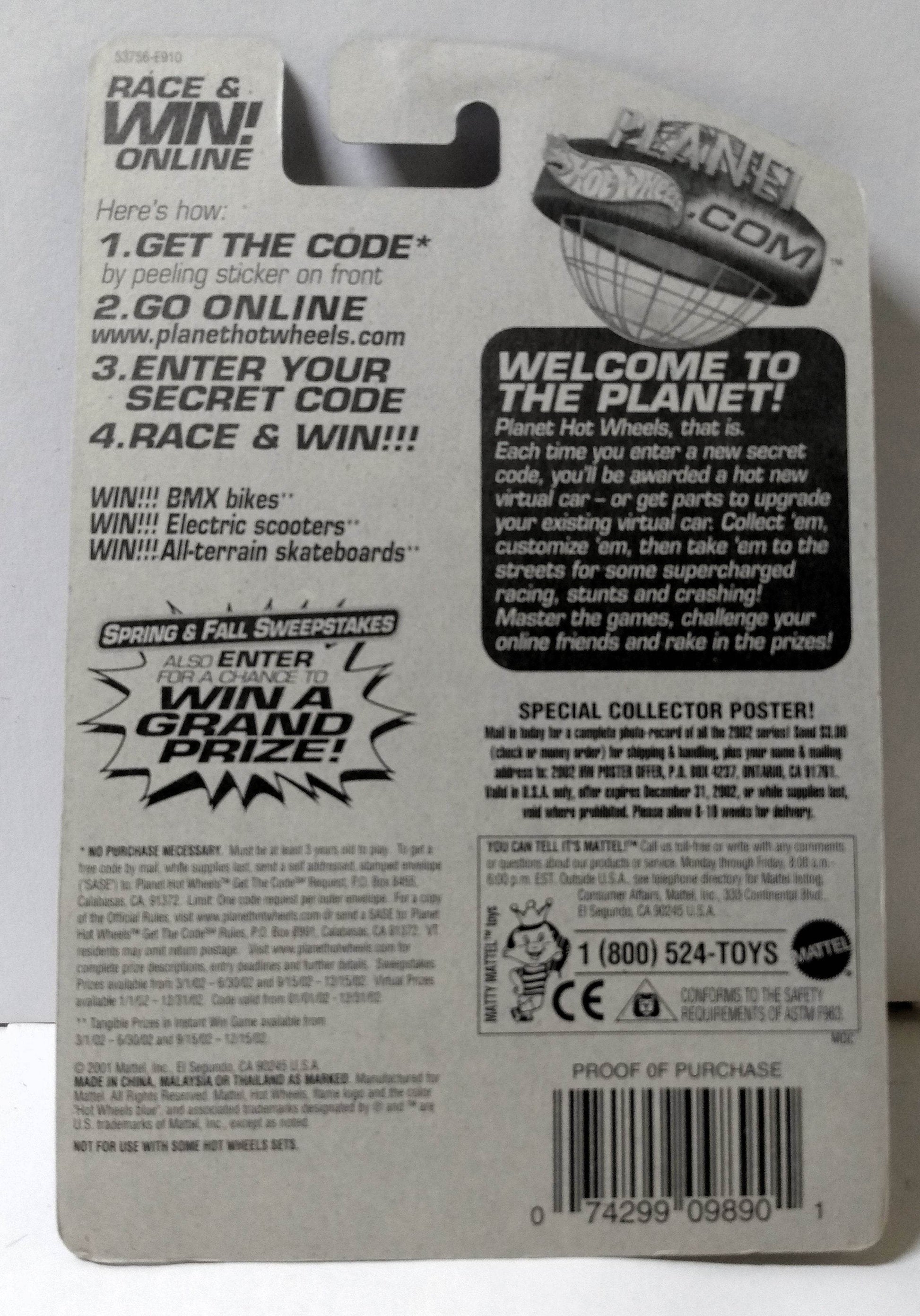 Hot Wheels 2001 Collector #227 Mini Truck 5sp - TulipStuff