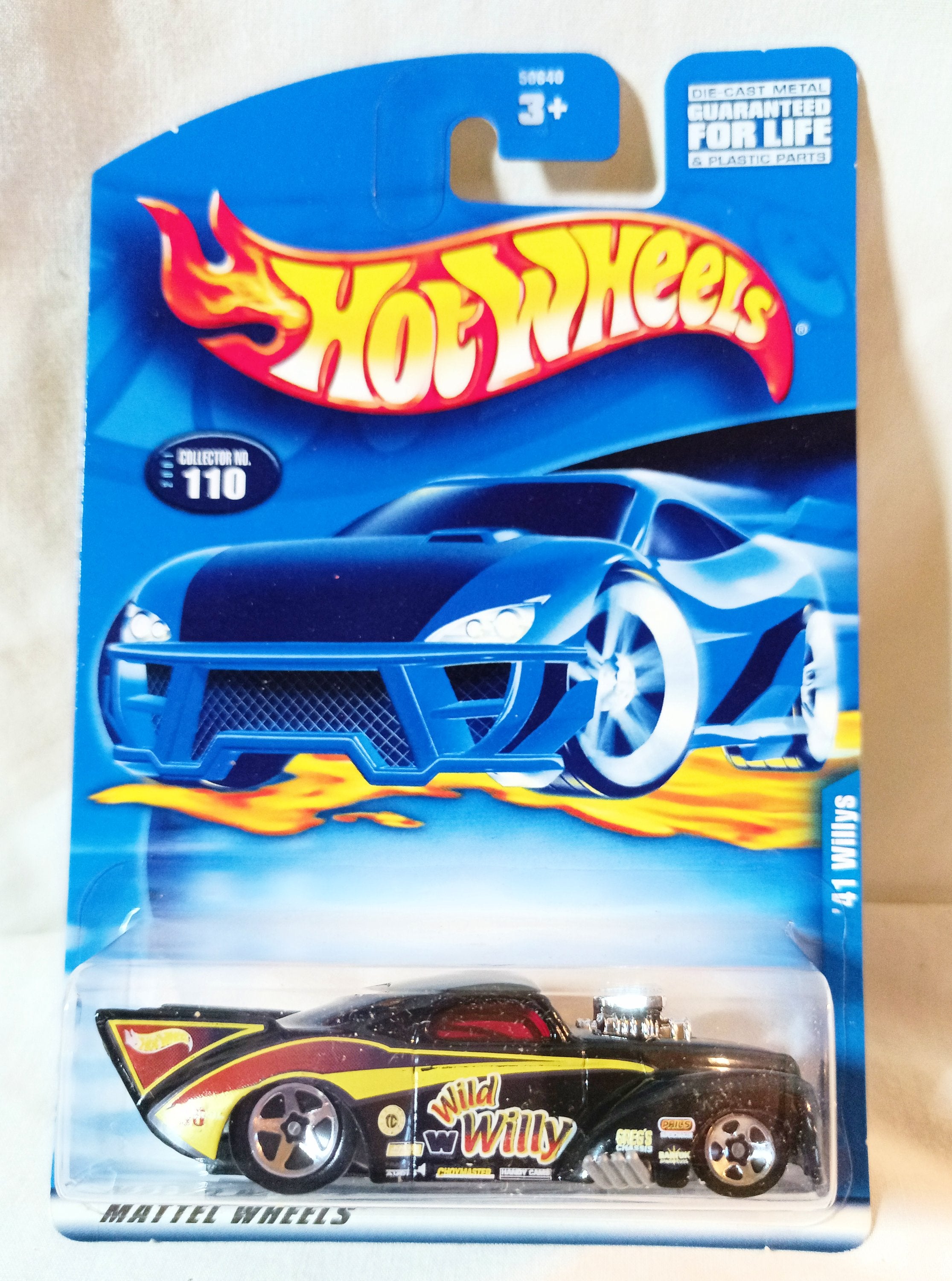 willy`sミニカー Hot Wheels '41 Willys Coupe 2001 Collector #110 Wild Willy