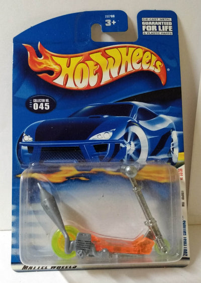 Hot Wheels 2001 First Editions Mo' Scoot Scooter Collector #045 - TulipStuff