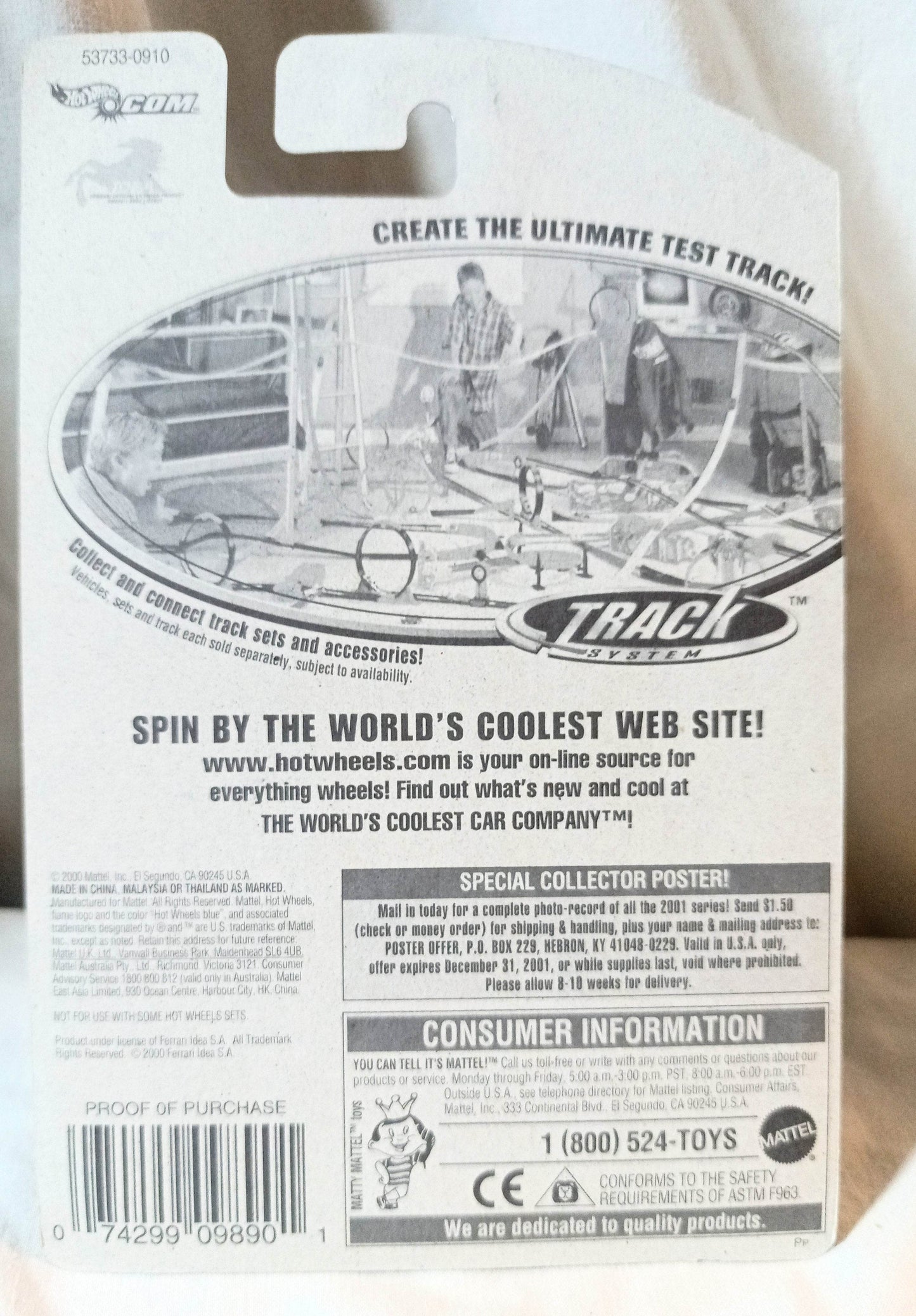 Hot Wheels 2001 Collector #204 Ferrari 360 Modena PR5 - TulipStuff