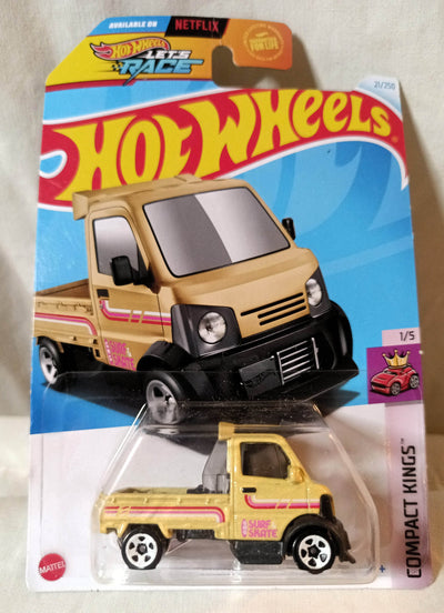 Hot Wheels 2024 Mighty K Kei Truck Compact Kings Yellow - TulipStuff