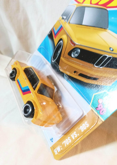 Hot Wheels 2025 BMW 2002 2-Door Coupe HW 70s vs 90s Yellow - TulipStuff