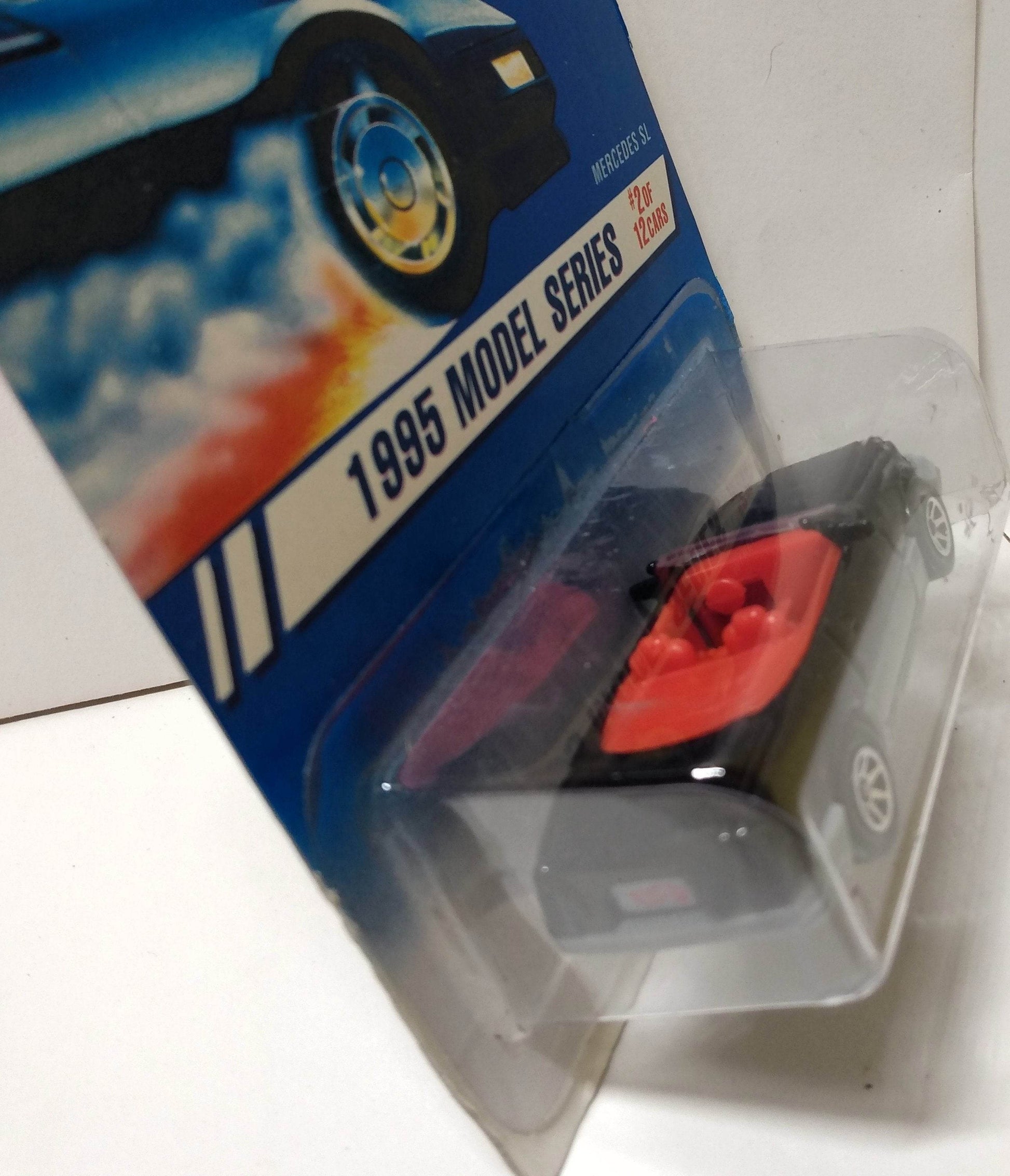 Hot Wheels 1995 Model Series Mercedes SL Collector #342 Black - TulipStuff