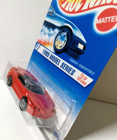 Hot Wheels 1995 Model Series Collector #344 Chevy Camaro Convertible - TulipStuff