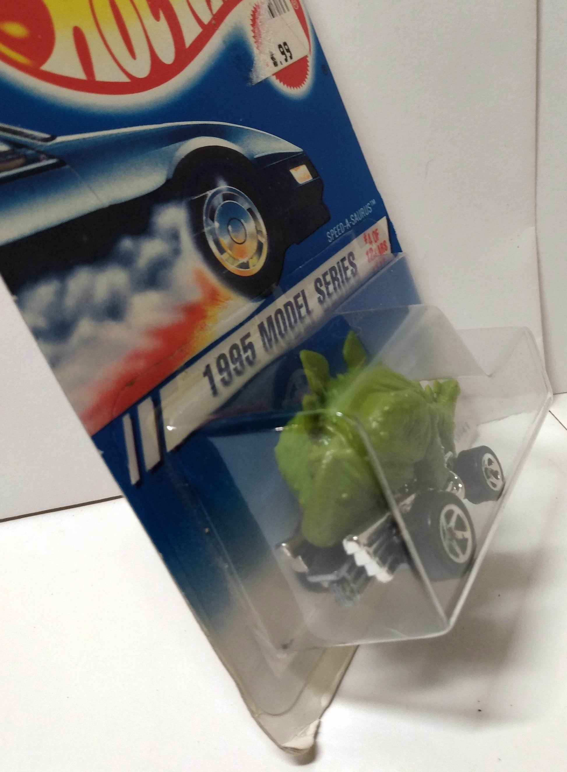 Hot Wheels 1995 Model Series Speed-A-Saurus Collector #345 Green - TulipStuff