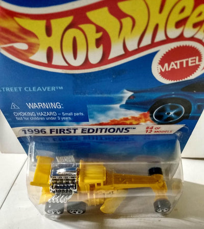 Hot Wheels 1996 First Editions Street Cleaver Collector #373 sp5 - TulipStuff