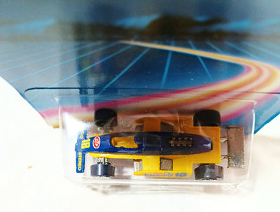 Hot Wheels 3999 Thunderstreak Indy Racing Car 1987 Blue Yellow - TulipStuff