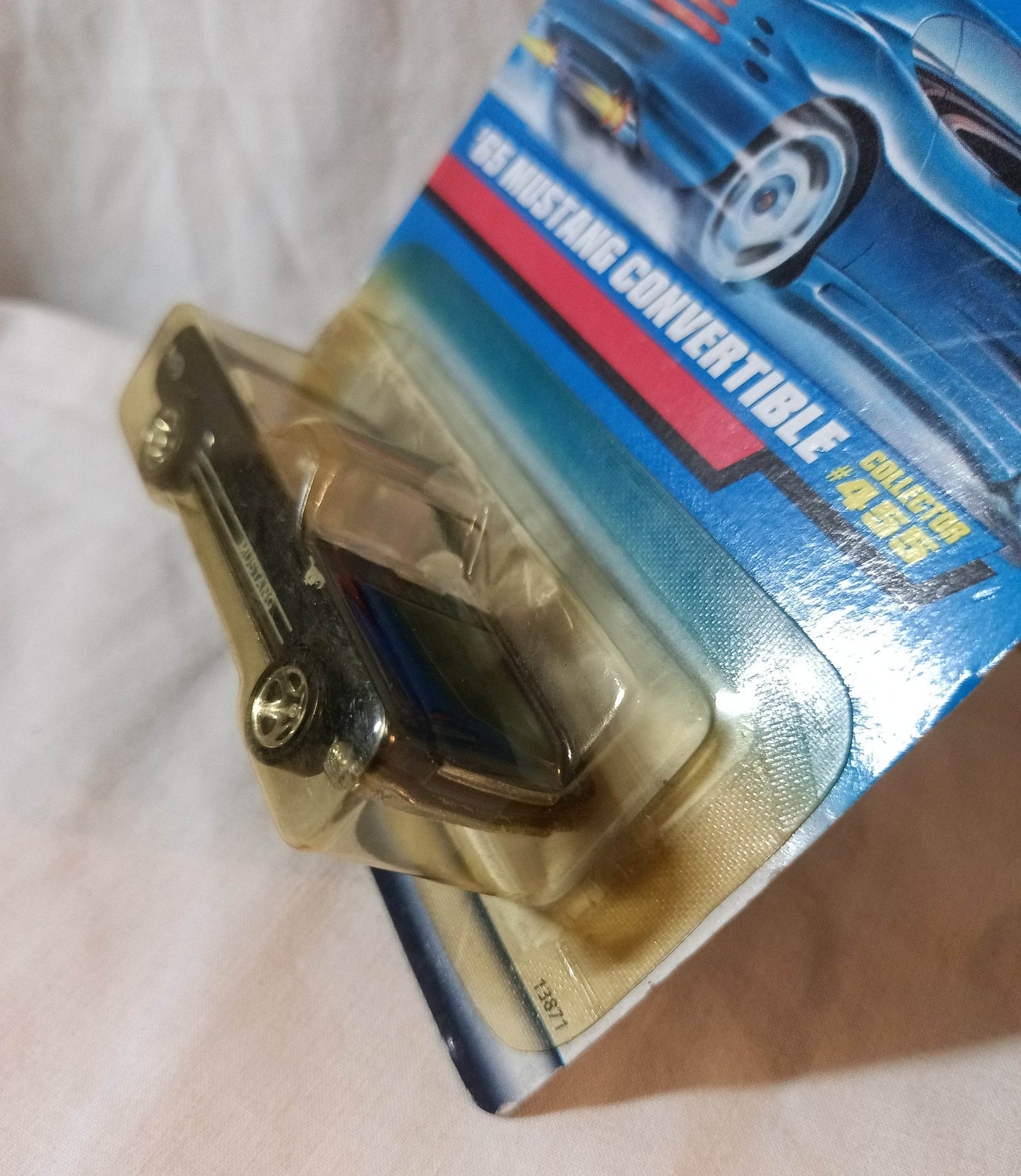 Hot Wheels Collector #455 '65 Mustang Convertible Ford 1997 Blue - TulipStuff