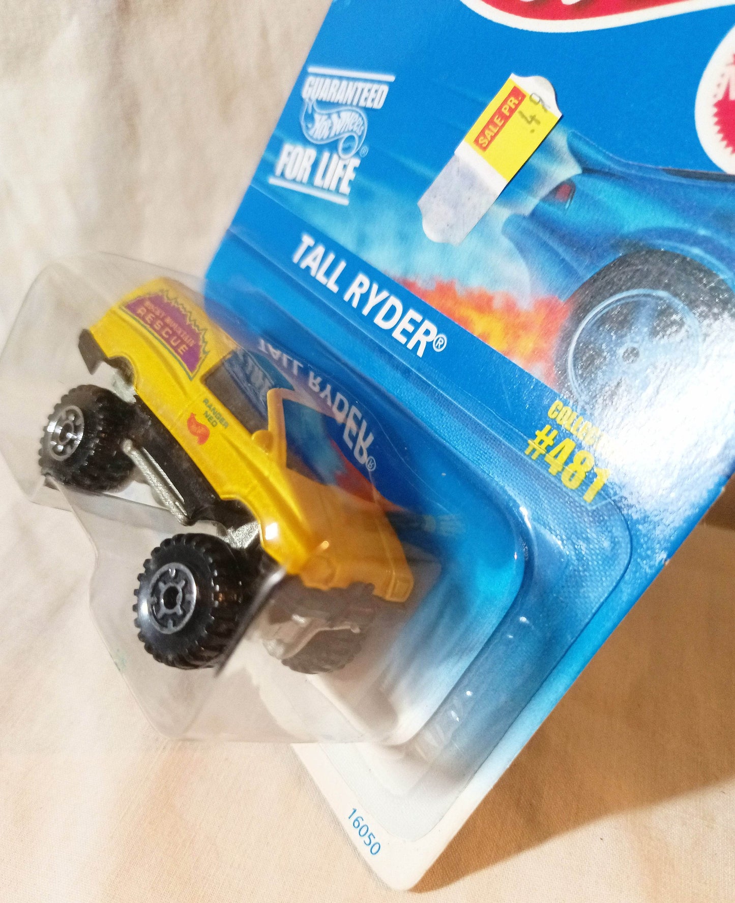 Hot Wheels Collector 481 Tall Ryder Rocky Mountain Rescue Yellow 1996 - TulipStuff