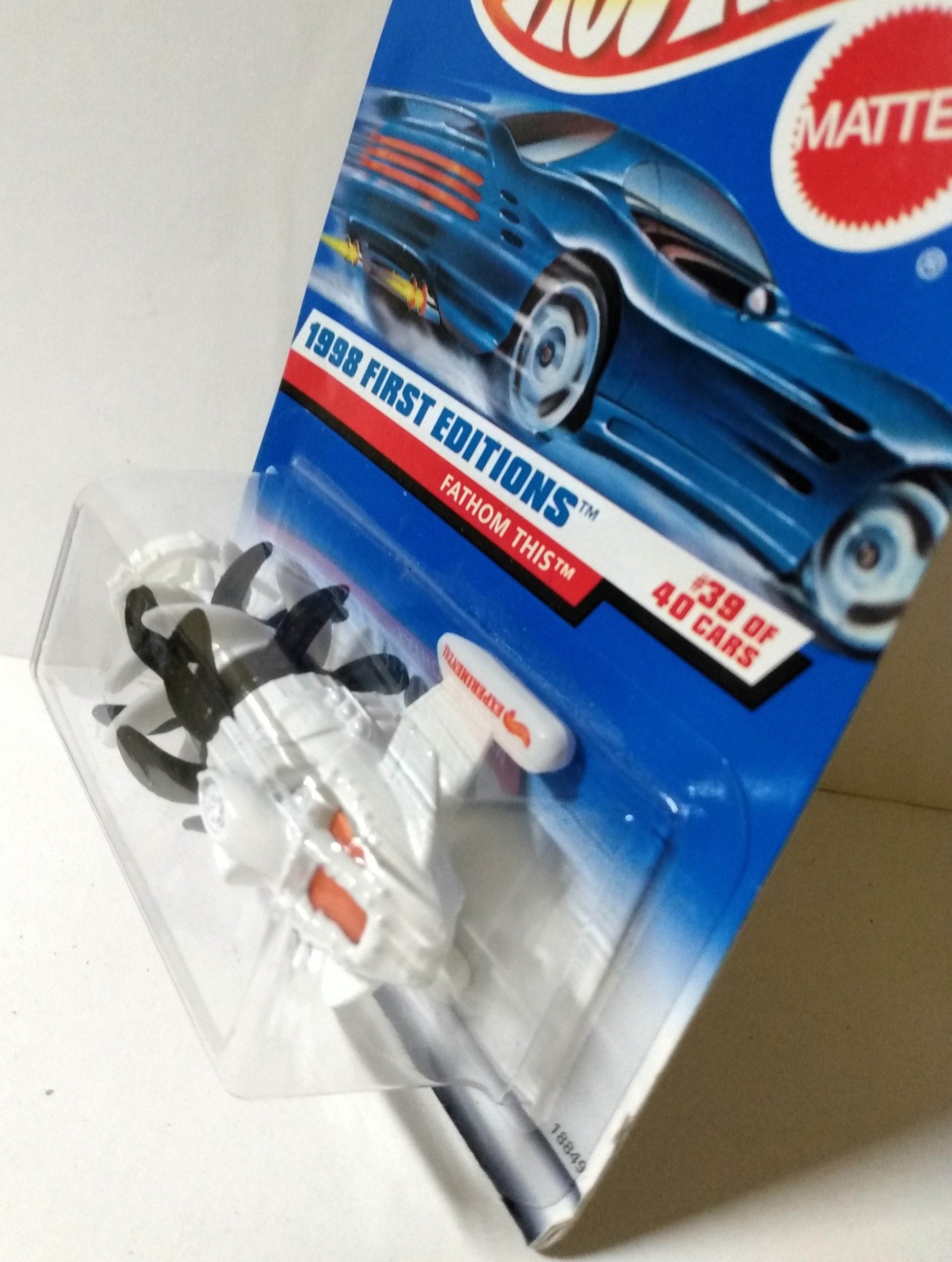 Hot Wheels 1998 1st Editions Fathom This Submarine Collector #682 - TulipStuff