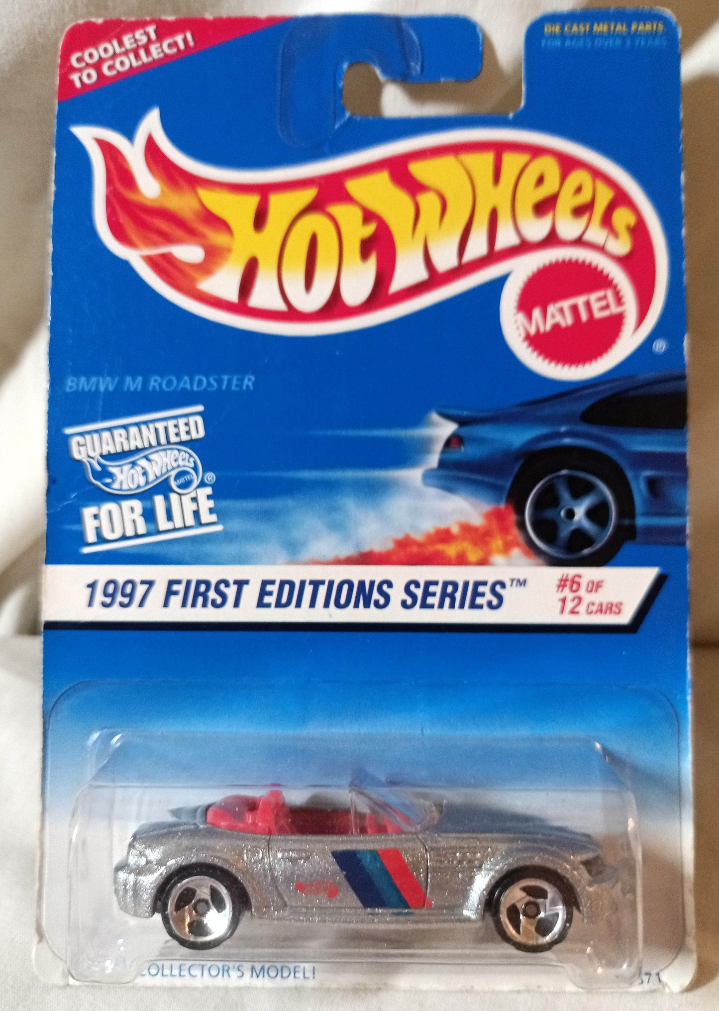 Hot Wheels 1997 First Editions BMW M Roadster Collector #518 - TulipStuff
