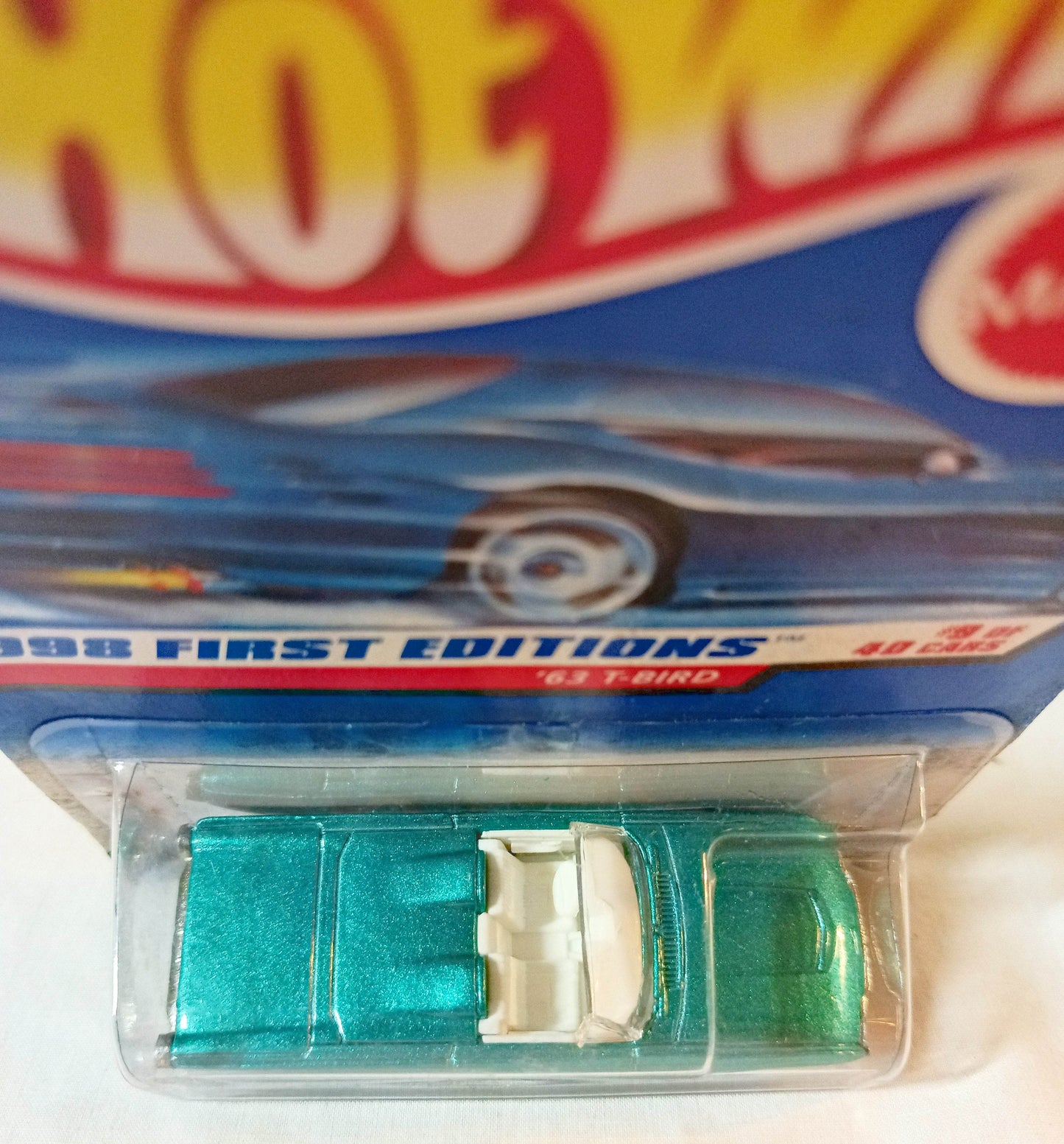 Hot Wheels 1998 First Editions '63 T-Bird Ford Thunderbird Collector 644 - TulipStuff