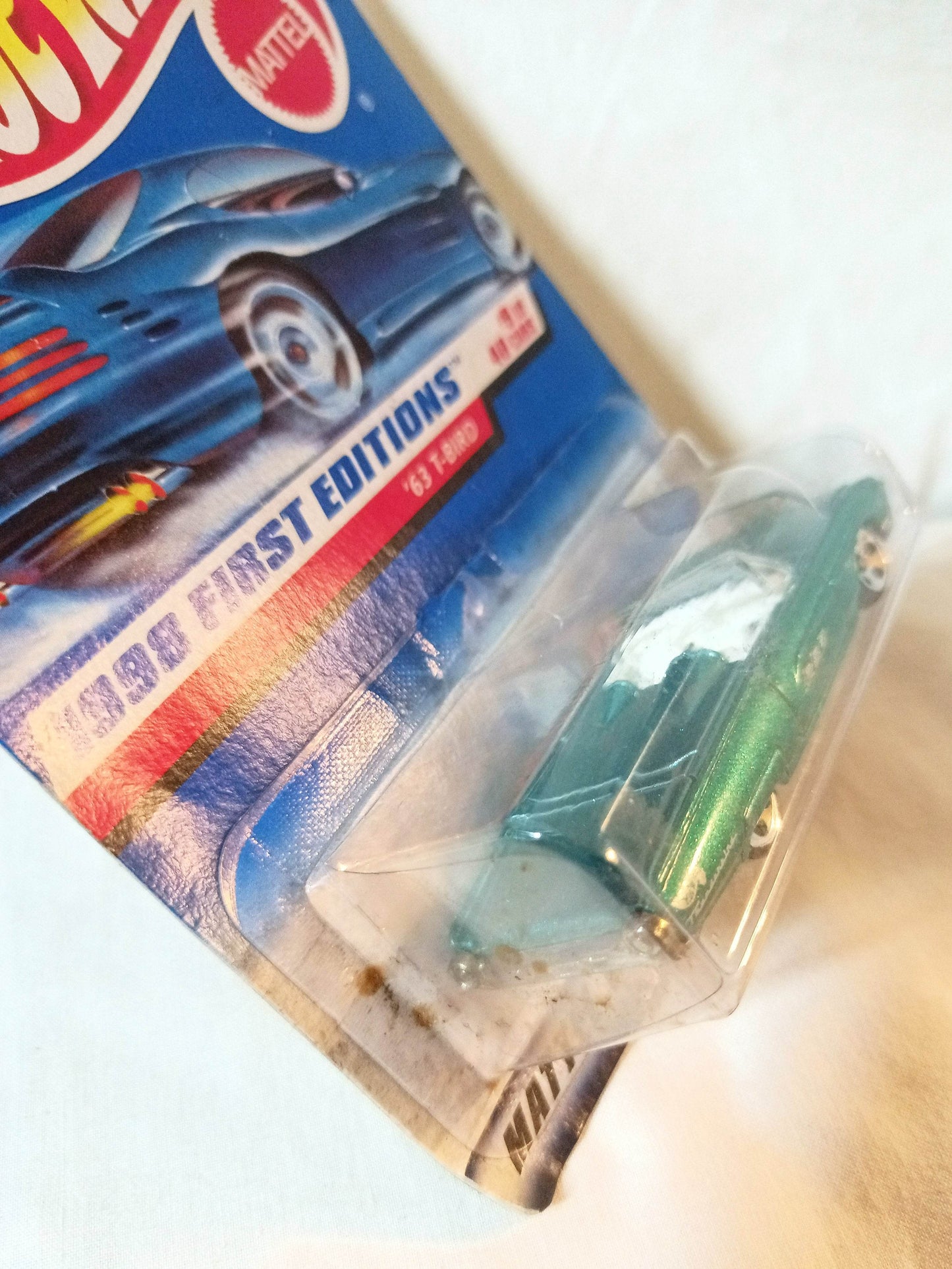 Hot Wheels 1998 First Editions '63 T-Bird Ford Thunderbird Collector 644 - TulipStuff