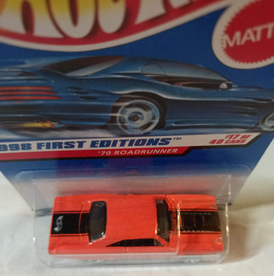 Hot Wheels 1998 First Editions '70 Roadrunner Plymouth Collector #661 - TulipStuff