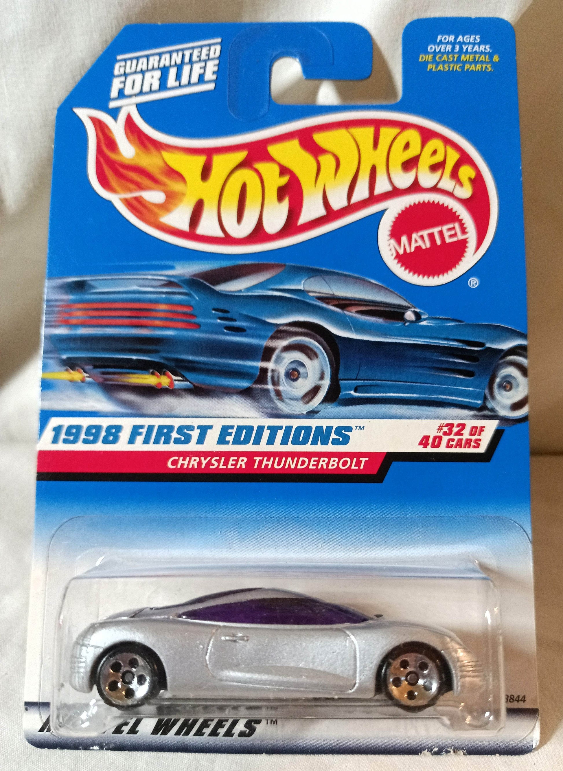 Hot Wheels 1998 First Editions Chrysler Thunderbolt Collector #671 - TulipStuff