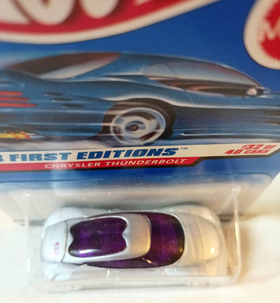 Hot Wheels 1998 First Editions Chrysler Thunderbolt Collector #671 - TulipStuff