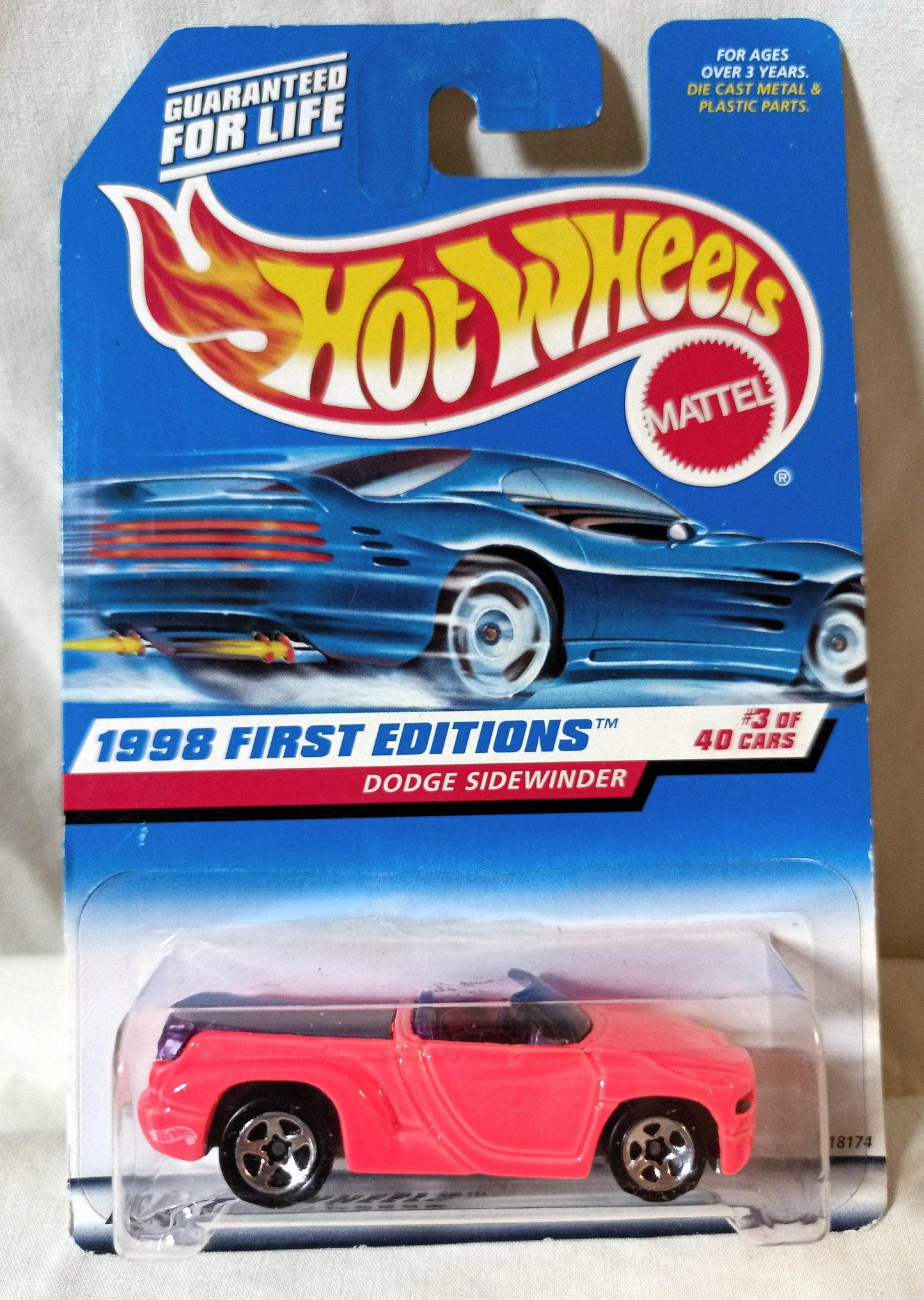 Hot Wheels 1998 First Editions Dodge Sidewinder Collector #634 - TulipStuff