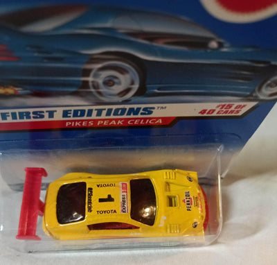 Hot Wheels #652 1998 First Editions Pikes Peak Celica Toyota - TulipStuff