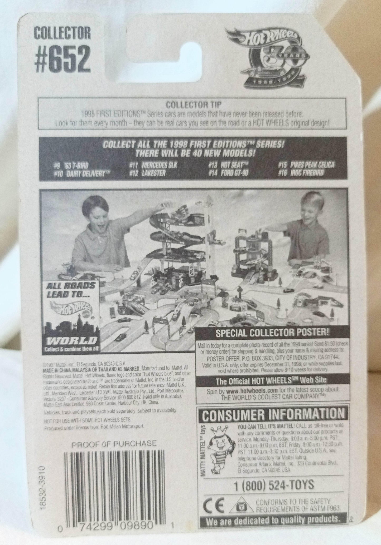 Hot Wheels #652 1998 First Editions Pikes Peak Celica Toyota - TulipStuff