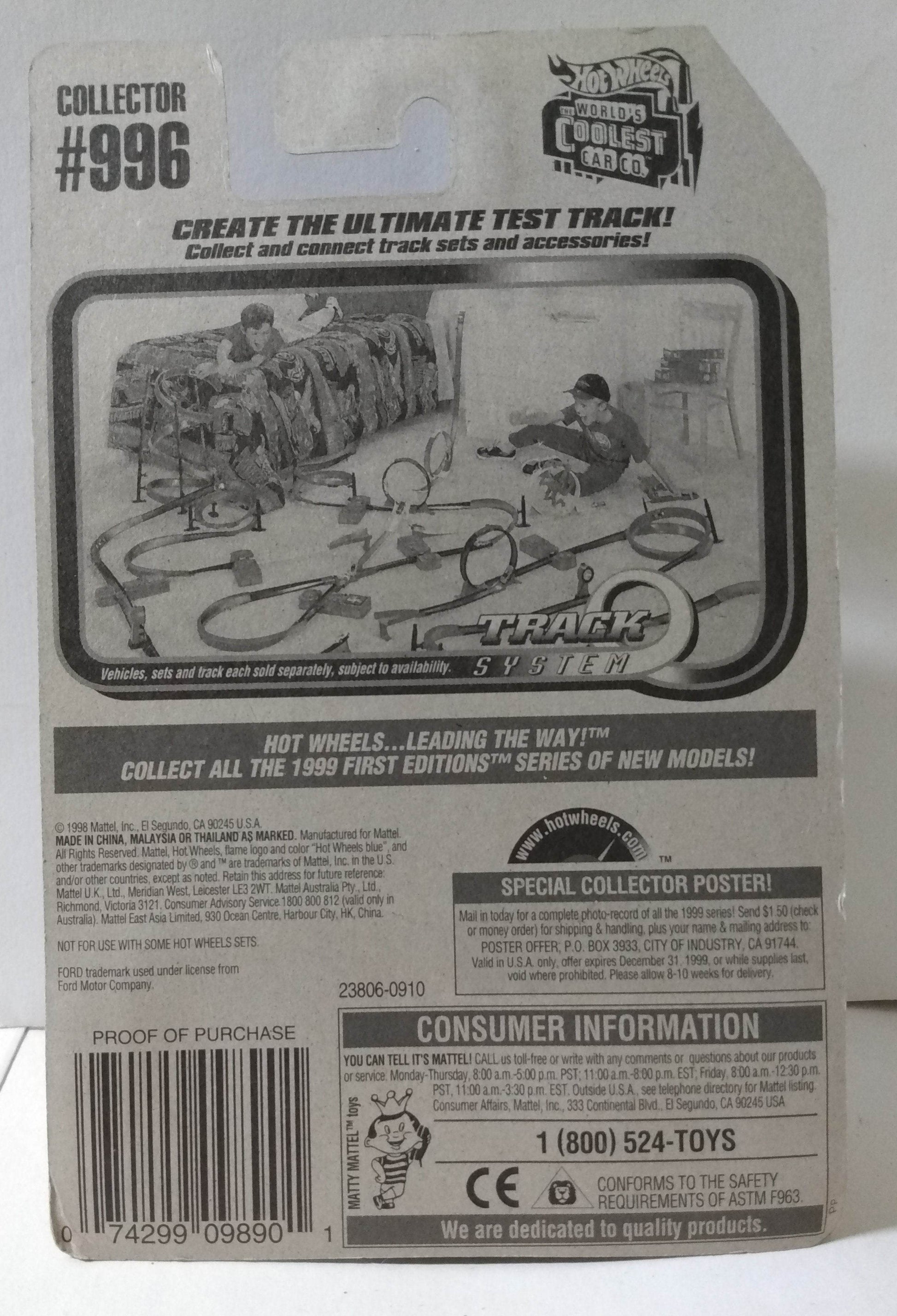 Hot Wheels Collector #996 '32 Ford Delivery Van 1999 - TulipStuff