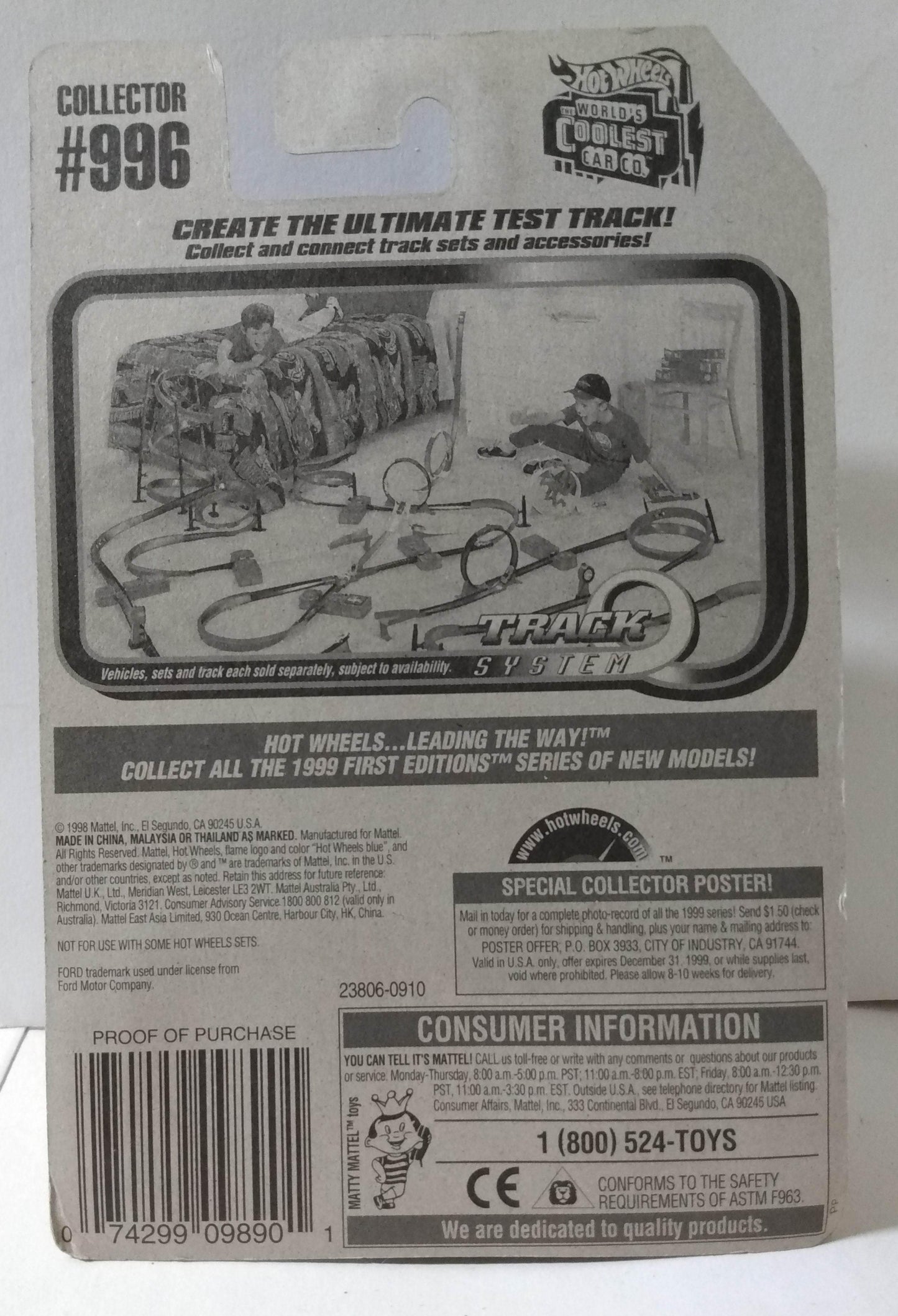 Hot Wheels Collector #996 '32 Ford Delivery Van 1999 - TulipStuff