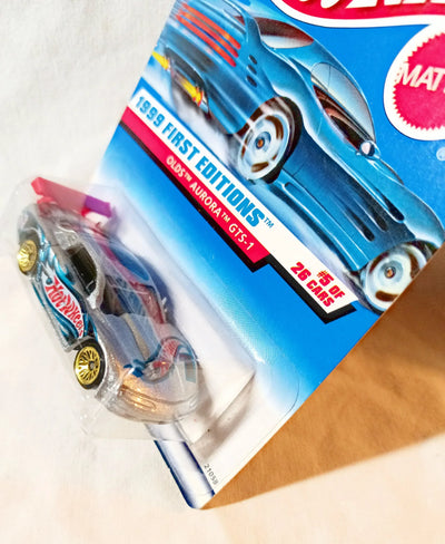 Hot Wheels 1999 First Editions Olds Aurora GTS-1 Collector #911 - TulipStuff