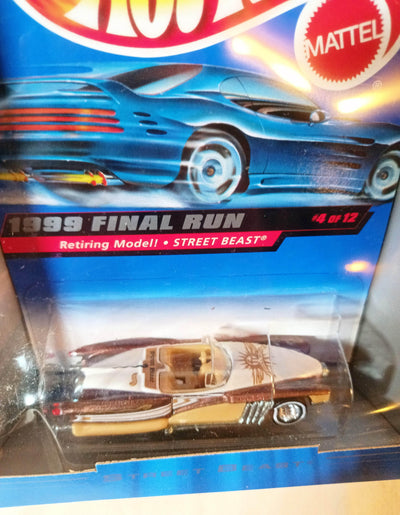 Hot Wheels 1999 Final Run Street Beast ltd ed Real Riders - TulipStuff