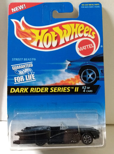 Hot Wheels Dark Rider II Series Street Beast Convertible Collector #401 - TulipStuff