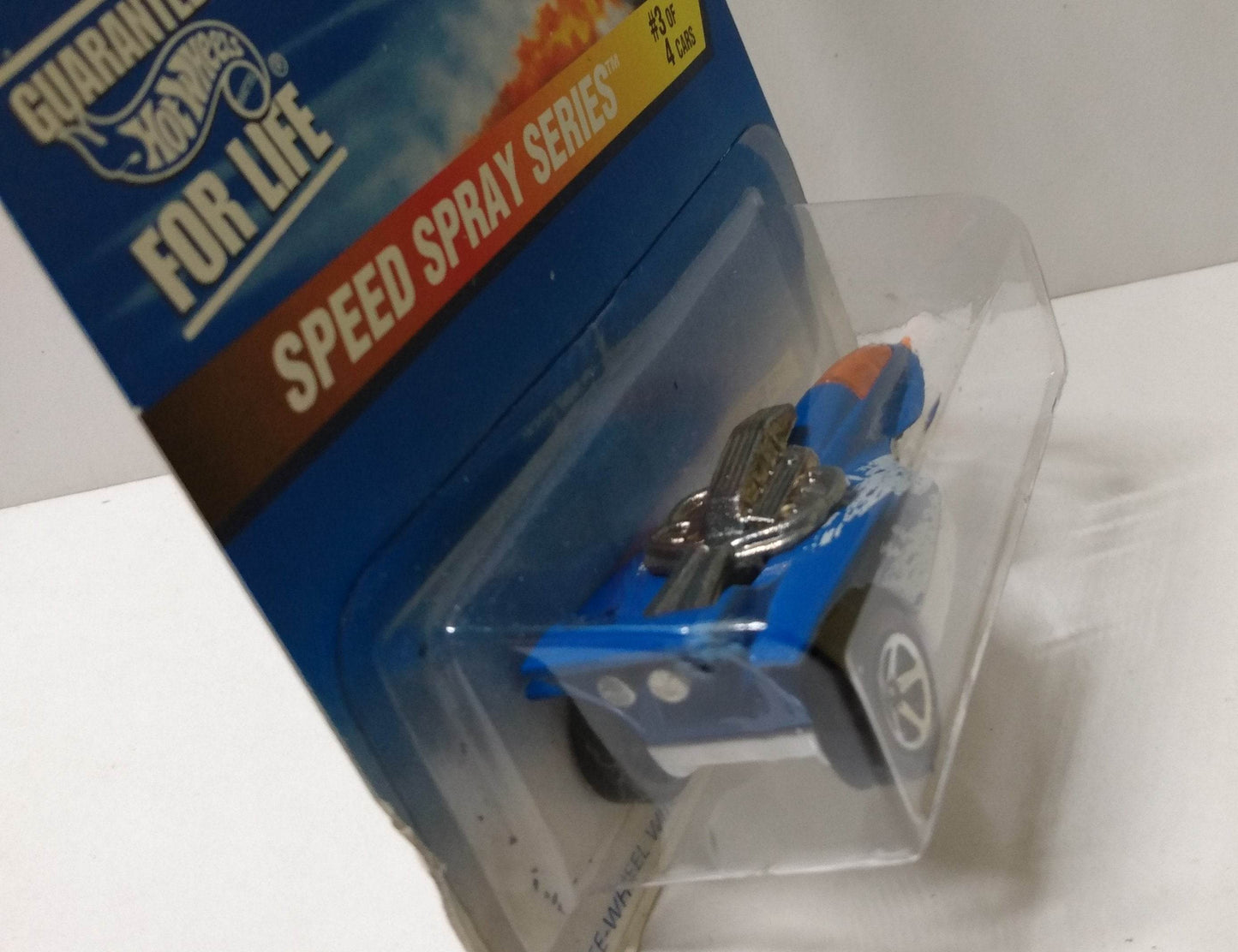 Hot Wheels Speed Spray XT-3 3-Wheel Race Car Collector #551 1996 - TulipStuff