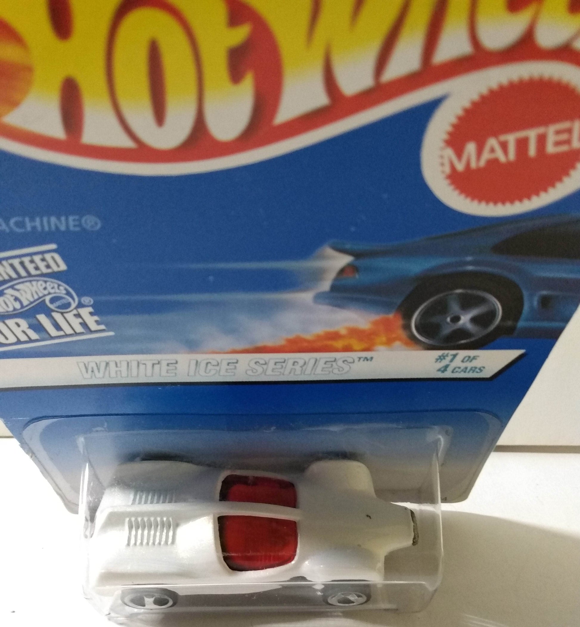 Hot Wheels Collector #561 White Ice Series Speed Machine 1996 - TulipStuff