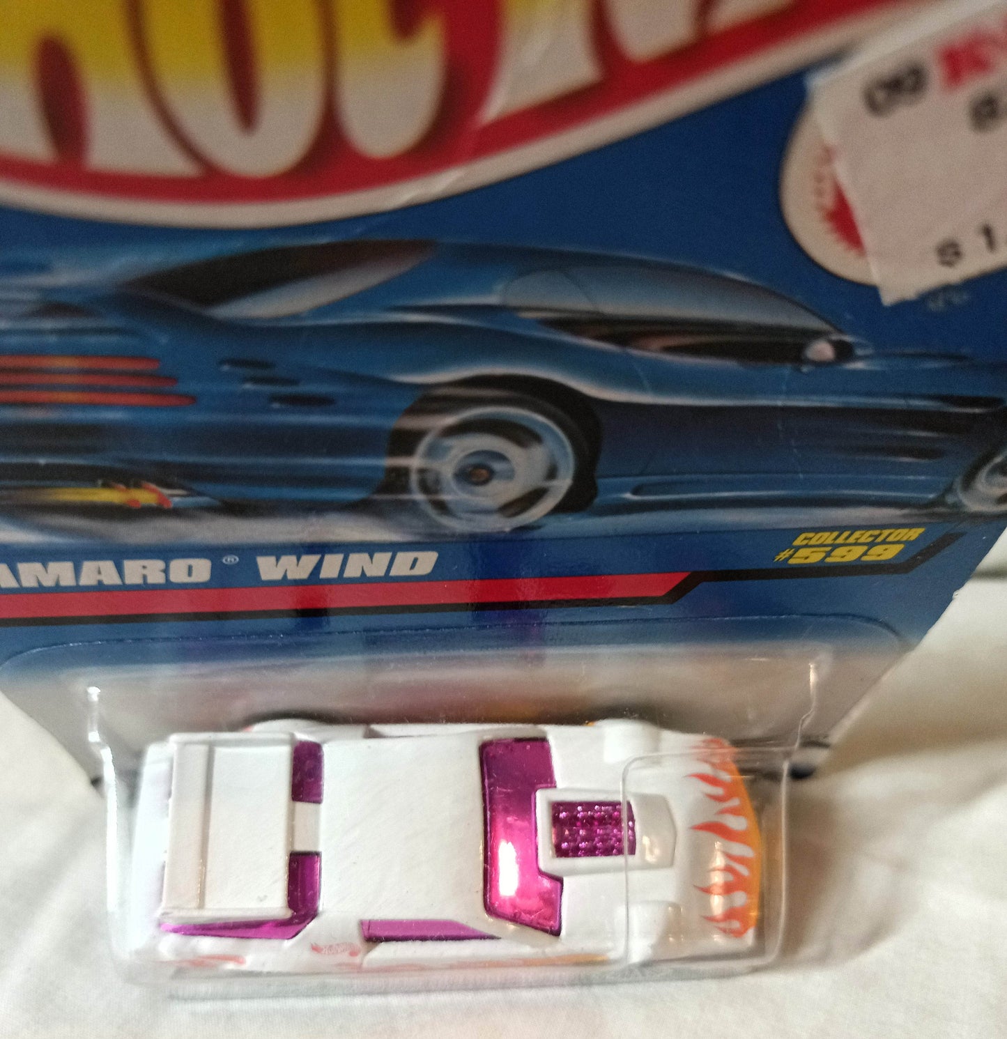 Hot Wheels Collector #599 Camaro Wind Race Car 1997 - TulipStuff