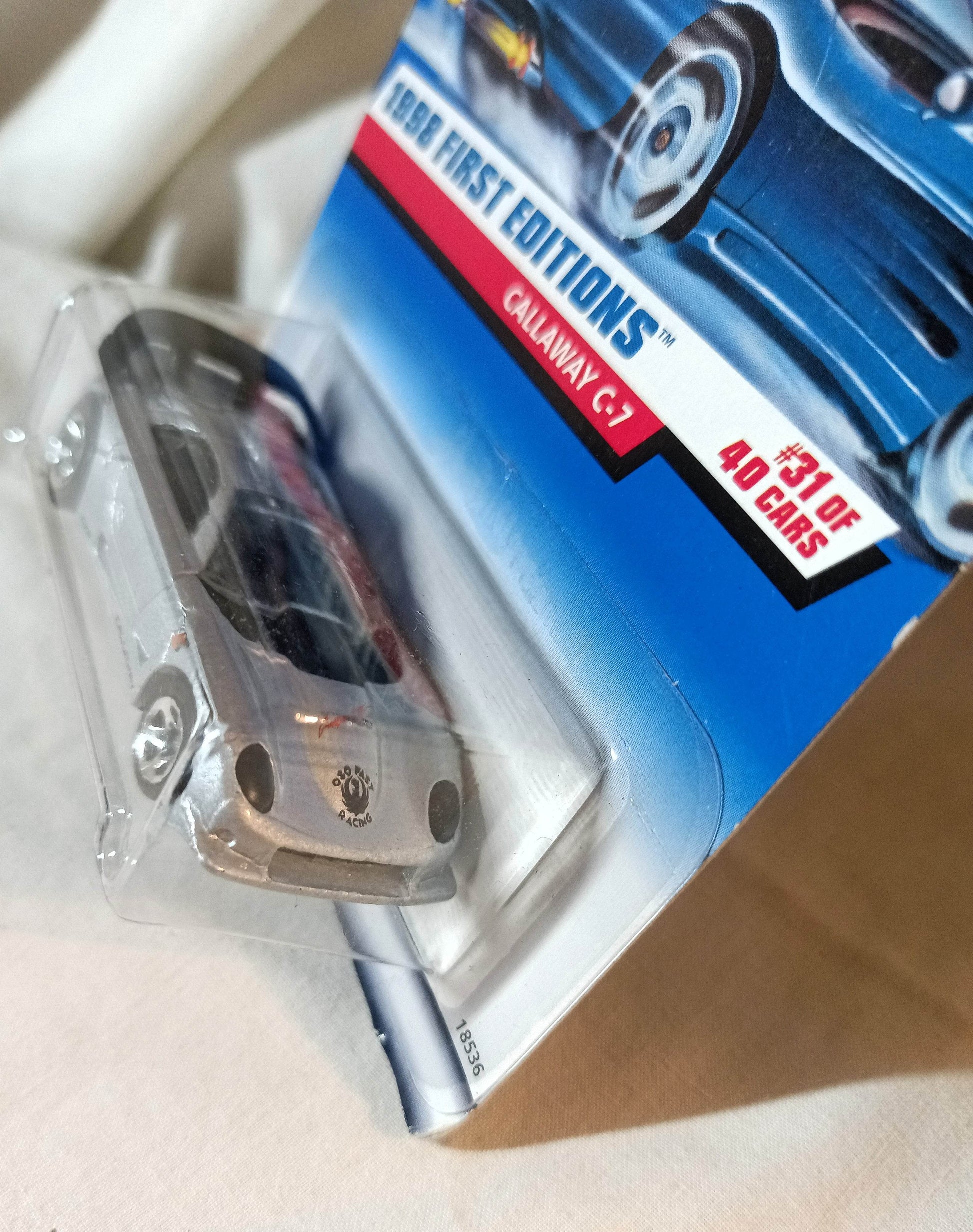 Hot Wheels 1998 First Editions Callaway C-7 Collector #677 Race Car - TulipStuff