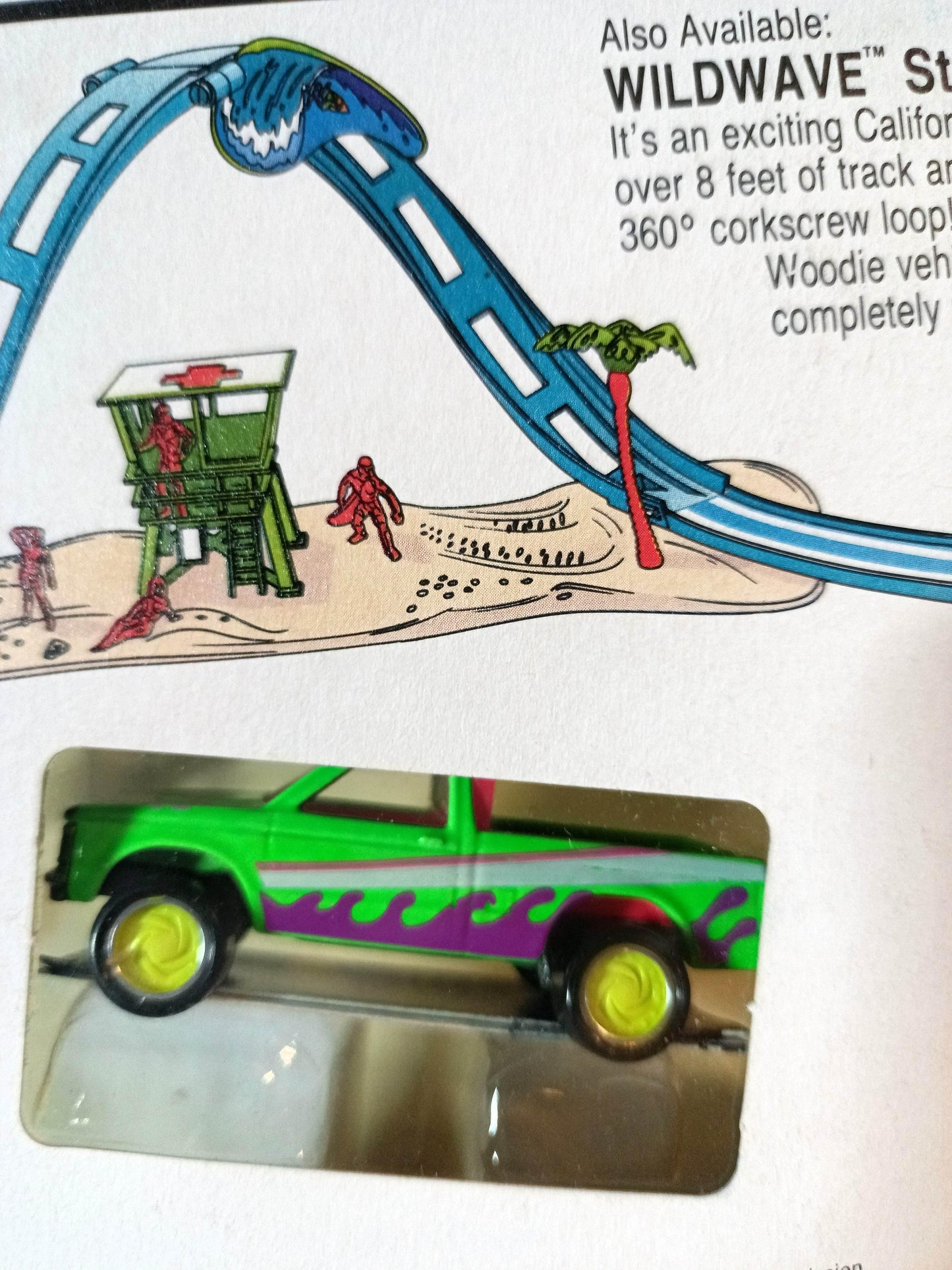 Hot Wheels California Custom Beach Patrol Pickup Truck 1990 - TulipStuff