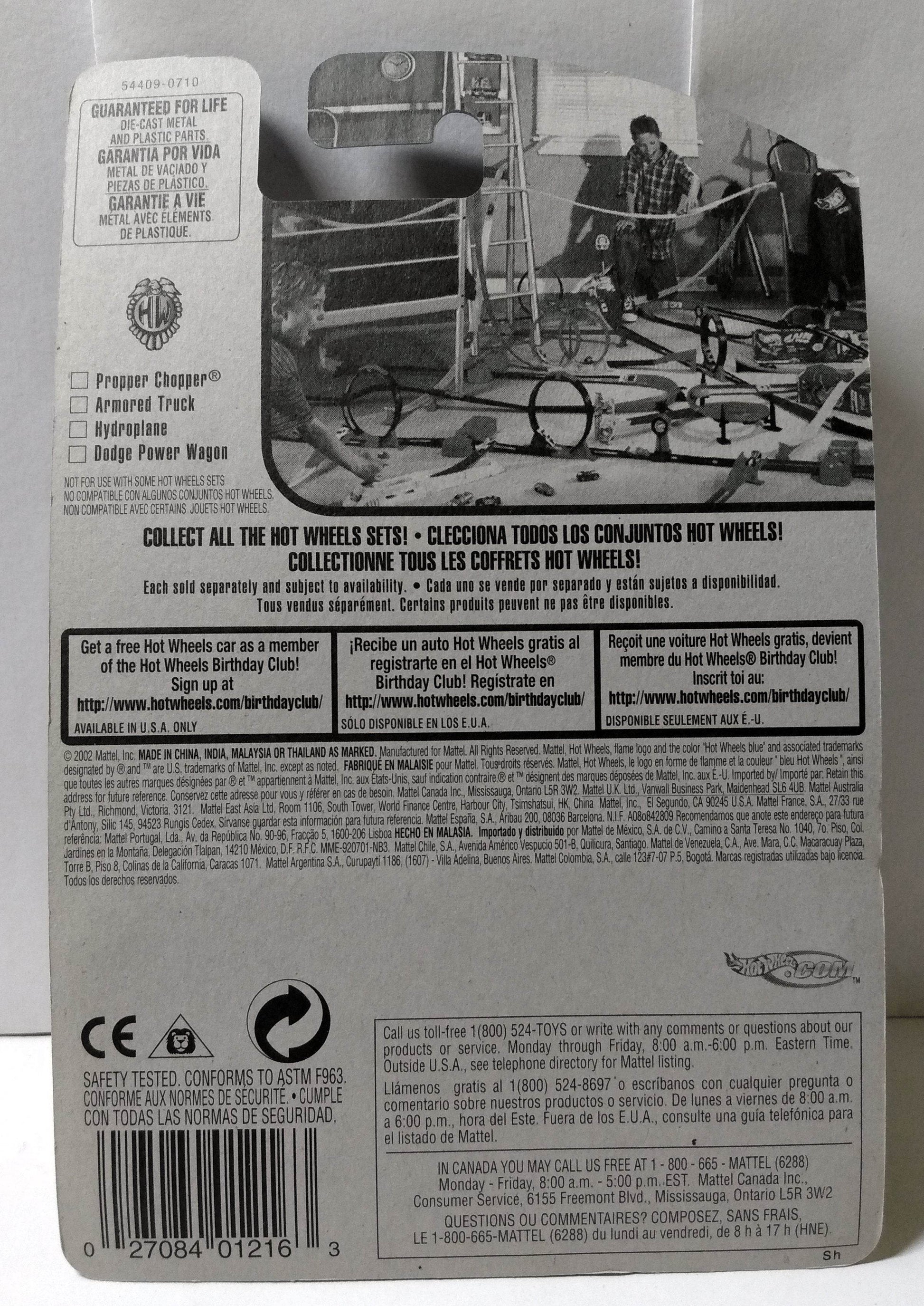 Hot Wheels Fed Fleet Series 2002 Collector #113 Hydroplane - TulipStuff