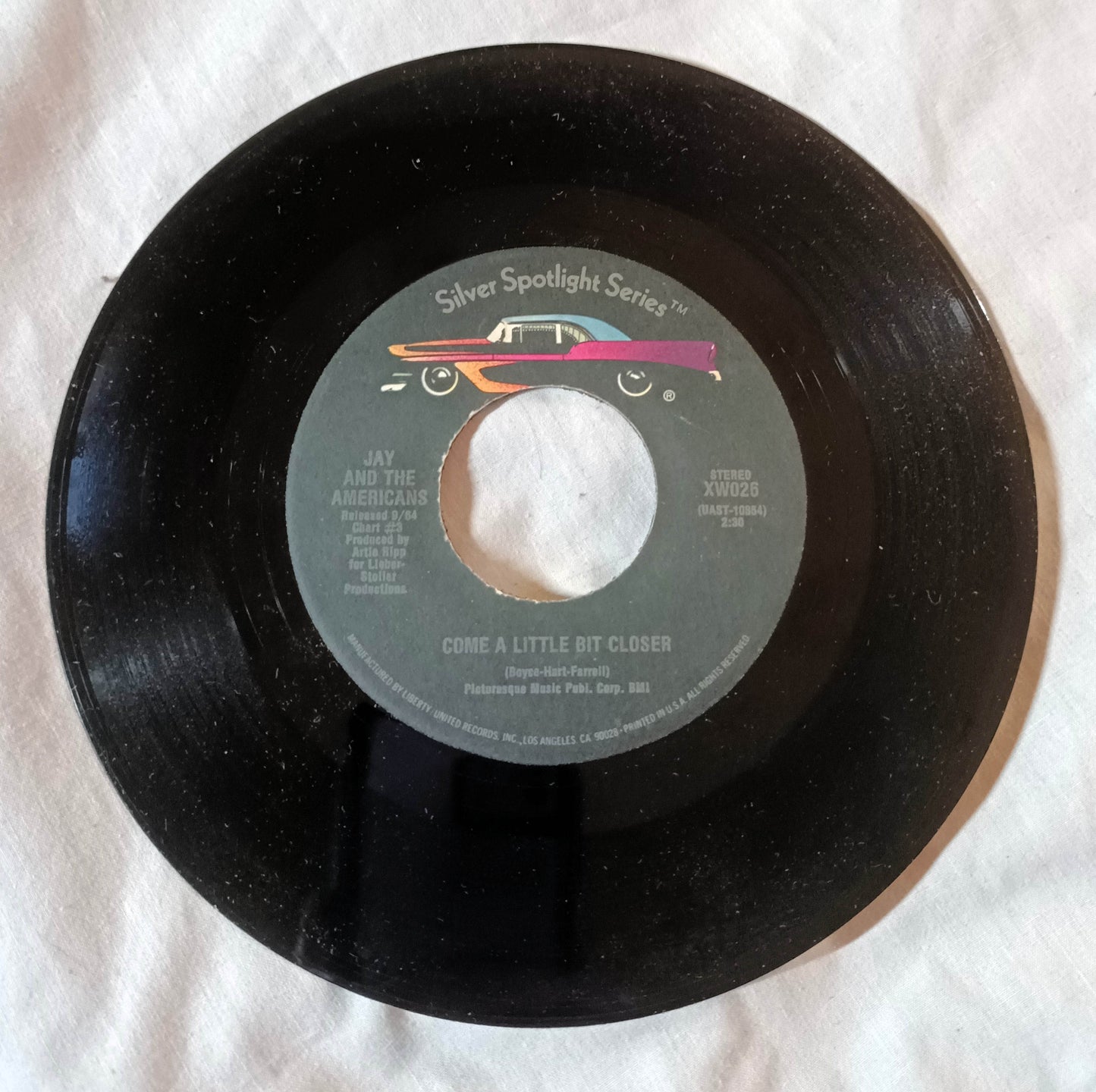 Jay And The Americans She Cried / Come A Little Bit Closer 7" Vinyl 1973 - TulipStuff