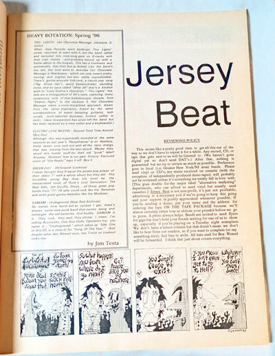 Jersey Beat #40 Summer 1990 Punk Fanzine Jawbreaker ABC No Rio A.O.D. - TulipStuff