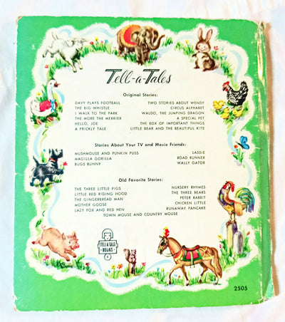 Jim Jump by Betty Ren Wright Tell-A-Tale Books Hardcover Whitman 1954 - TulipStuff