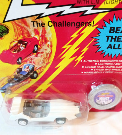 Johnny Lightning Commemorative Custom Spoiler White Lightning 1995 - TulipStuff