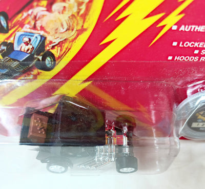 Johnny Lightning Commemorative T.N.T. Hot Rod Black Ltd Ed 1995 - TulipStuff