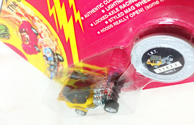 Johnny Lightning Commemorative T.N.T. Hot Rod Yellow Ltd Ed 1995 - TulipStuff