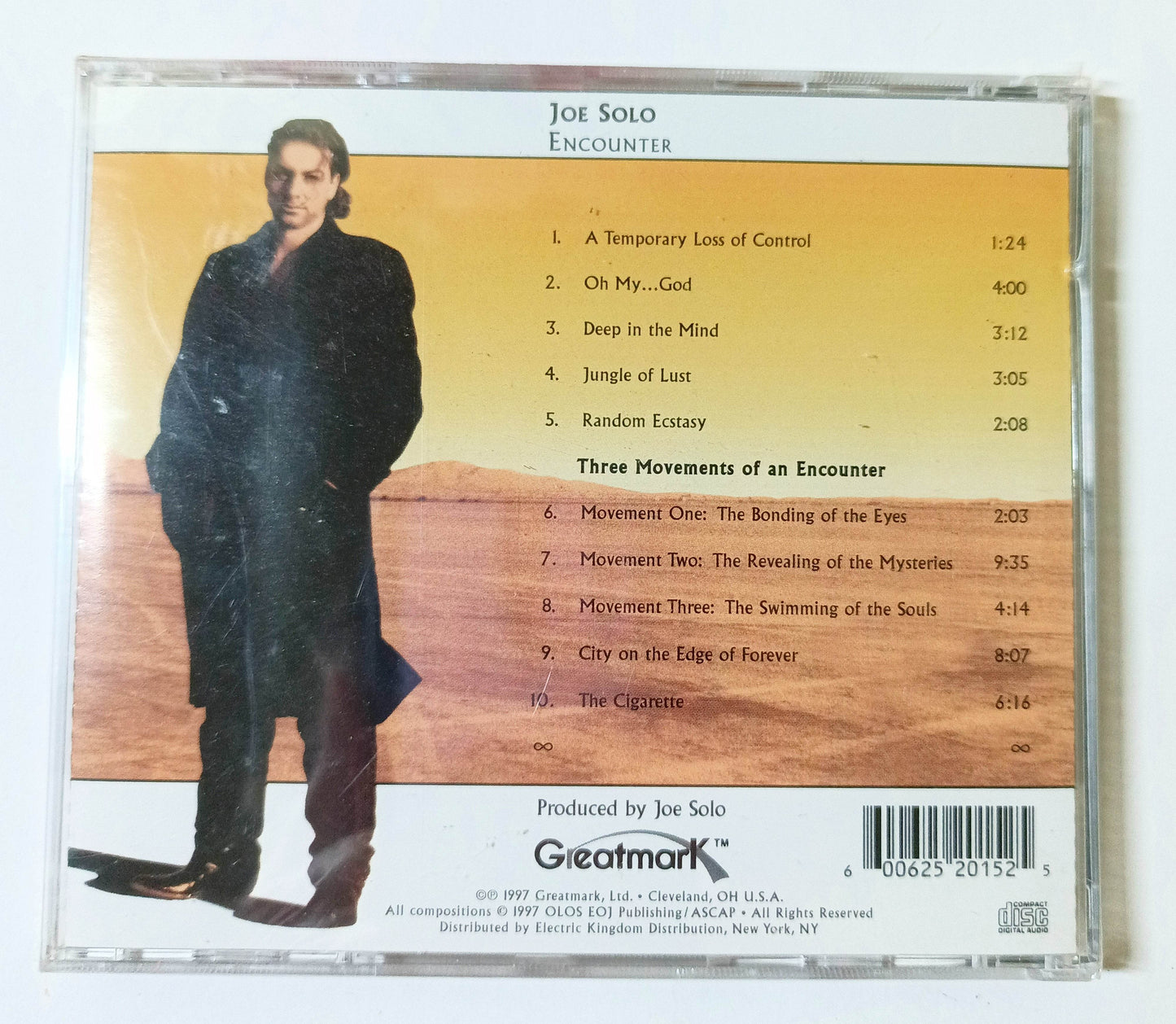 Joe Solo Encounter Album CD Greatmark 1997 - TulipStuff