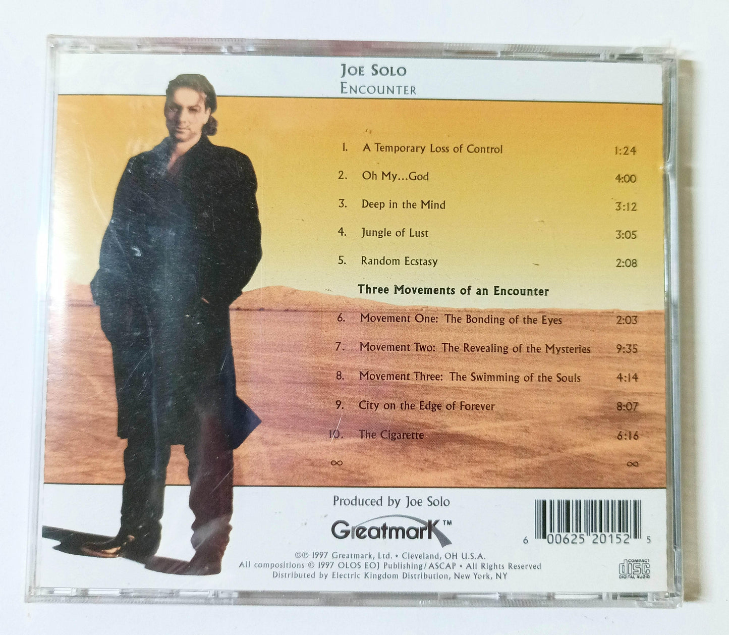Joe Solo Encounter Album CD Greatmark 1997 - TulipStuff