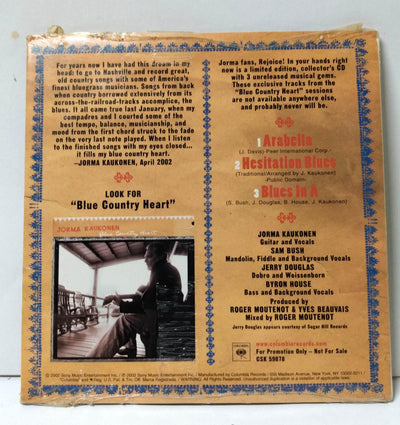 Jorma Kaukonen Unreleased Ltd Edition Promo EP CD Bluegrass 2002 - TulipStuff